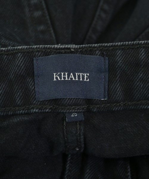 KHAITE（ケイト）デニムパンツ 黒 サイズ:25(S位) レディース/2200733851223