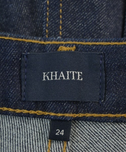 KHAITE（ケイト）デニムパンツ 紺 サイズ:24S(S位) レディース/2200682902045