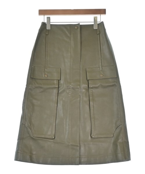 REJINA PYO(レジーナ　ピョウ)ロング・マキシ丈スカート カーキ サイズ:8(S位)/2200644600668