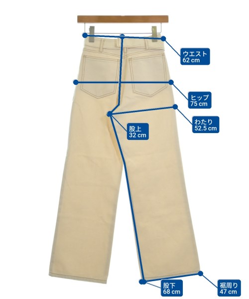 REJINA PYO（レジーナ　ピョウ）デニムパンツ 白 サイズ:6(XS位) レディース/2200627511172