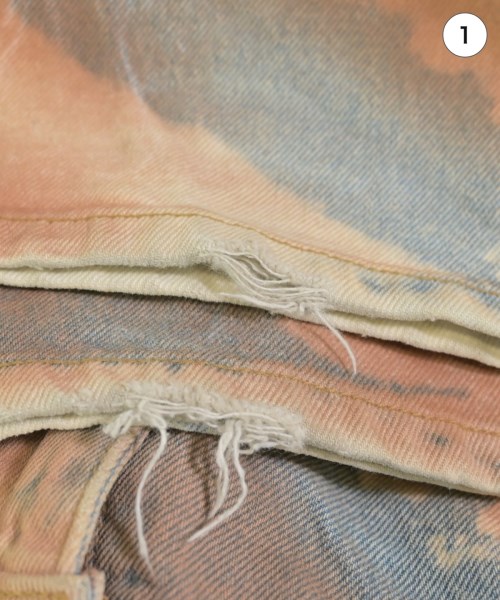 ECKHAUS LATTA（エクハウス　ラッタ）デニムパンツ ベージュ サイズ:27(M位) レディース/2200615445199