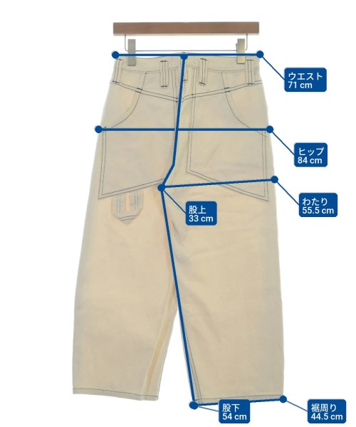 ECKHAUS LATTA（エクハウス　ラッタ）デニムパンツ 白 サイズ:29(S位) メンズ/2200646234519