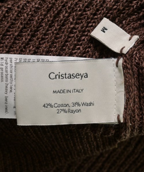 CristaSeya（クリスタセヤ）ニット・セーター 茶 サイズ:M メンズ/2200632508037