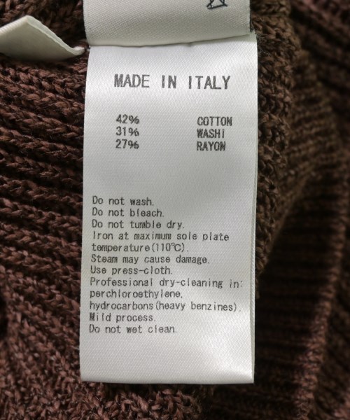 CristaSeya（クリスタセヤ）ニット・セーター 茶 サイズ:M メンズ/2200632508037