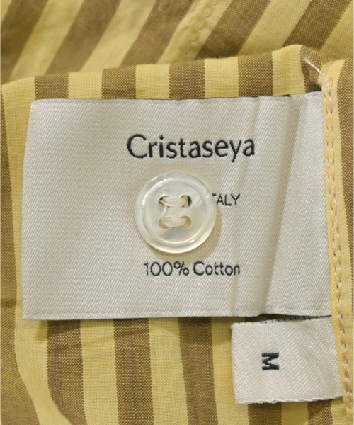 CristaSeya（クリスタセヤ）カジュアルシャツ 黄 サイズ:M メンズ/2200613365048