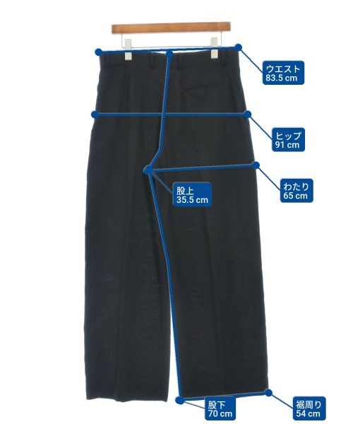 CristaSeya（クリスタセヤ）スラックス 黒 サイズ:L メンズ/2200618611010