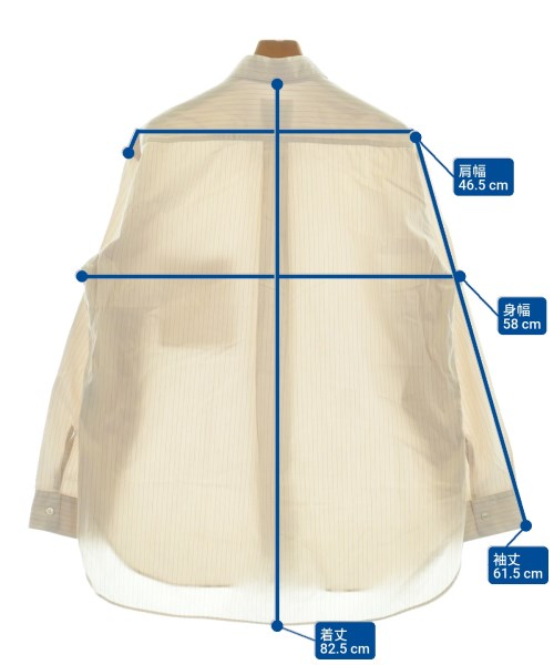 CristaSeya（クリスタセヤ）カジュアルシャツ 白 サイズ:XL メンズ/2200657064013