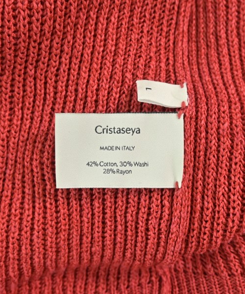 CristaSeya（クリスタセヤ）ニット・セーター 赤 サイズ:L メンズ/2200699138666