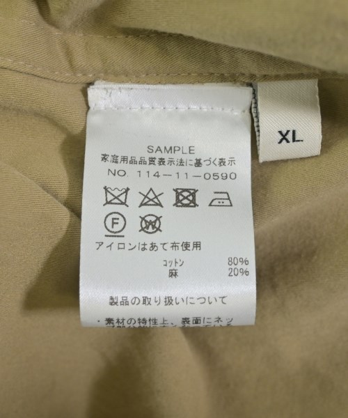 CristaSeya（クリスタセヤ）ステンカラーコート ベージュ サイズ:XL メンズ/2200666087010