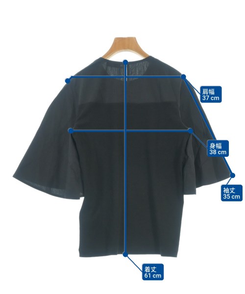 Rosetta Getty（ロゼッタ　ゲッティ）Tシャツ・カットソー 黒 サイズ:S レディース/2200700860197