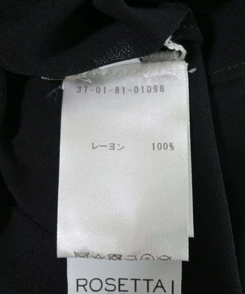 Rosetta Getty（ロゼッタ　ゲッティ）ブラウス 黒 サイズ:XS レディース/2200725235048