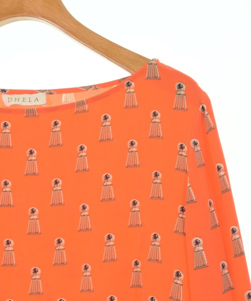 DHELA（デラ）ブラウス オレンジ サイズ:-(M位) レディース/2200618100064