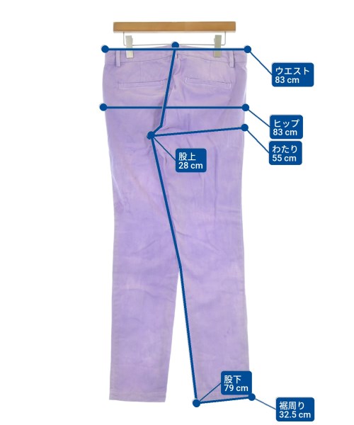 The Elder Statesman（ジエルダーステイツマン）デニムパンツ 紫 サイズ:32(L位) メンズ/2200646234397