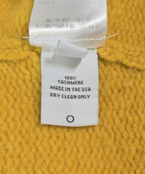 The Elder Statesman（ジエルダーステイツマン）ニット・セーター 黄 サイズ:S メンズ/2200651815031