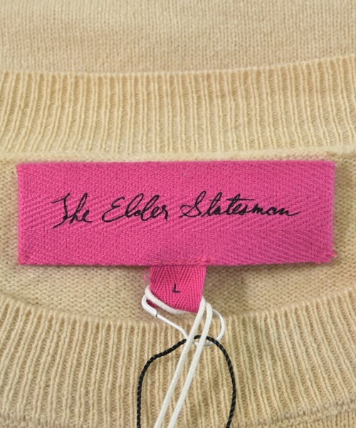 The Elder Statesman（ジエルダーステイツマン）ニット・セーター ベージュ サイズ:L メンズ/2200657889012
