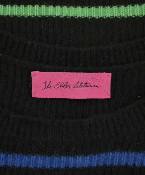 The Elder Statesman（ジエルダーステイツマン）ニット・セーター 黒 サイズ:M メンズ/2200704552043
