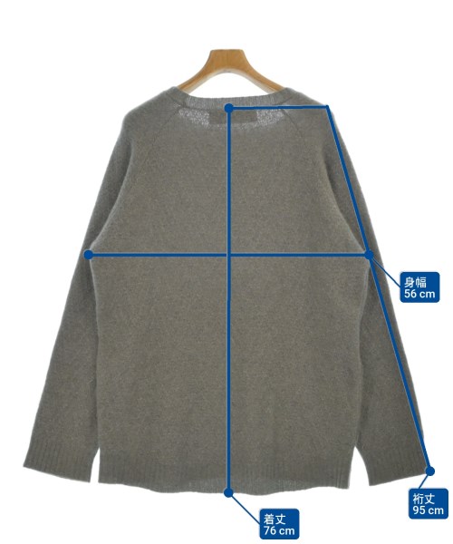 The Elder Statesman（ジエルダーステイツマン）ニット・セーター グレー サイズ:M メンズ/2200644819558