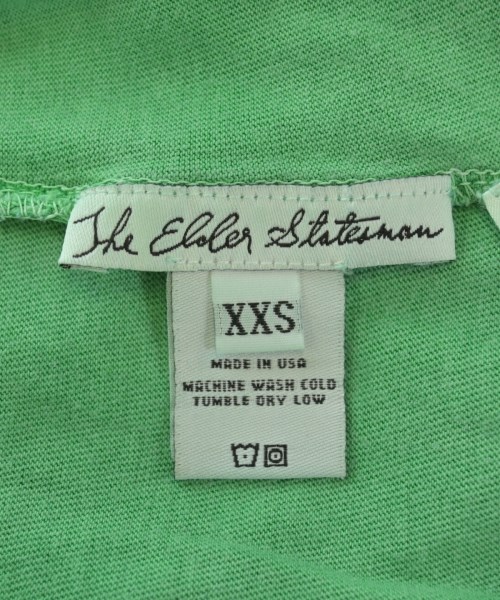 The Elder Statesman（ジエルダーステイツマン）Tシャツ・カットソー 緑 サイズ:XXS メンズ/2200671366049