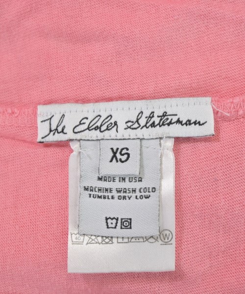 The Elder Statesman（ジエルダーステイツマン）Tシャツ・カットソー ピンク サイズ:XS メンズ/2200683104042