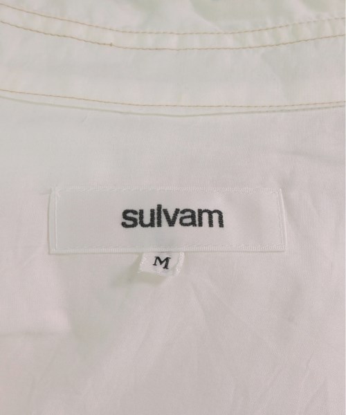 sulvam（サルバム）カジュアルシャツ 白 サイズ:M メンズ |【公式
