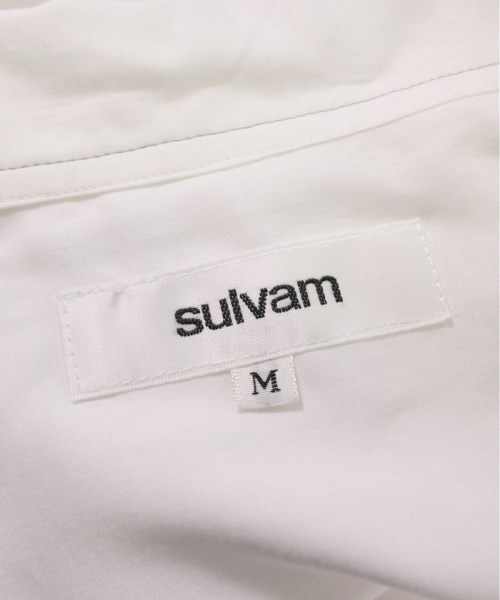 sulvam（サルバム）カジュアルシャツ 白 サイズ:M メンズ |【公式
