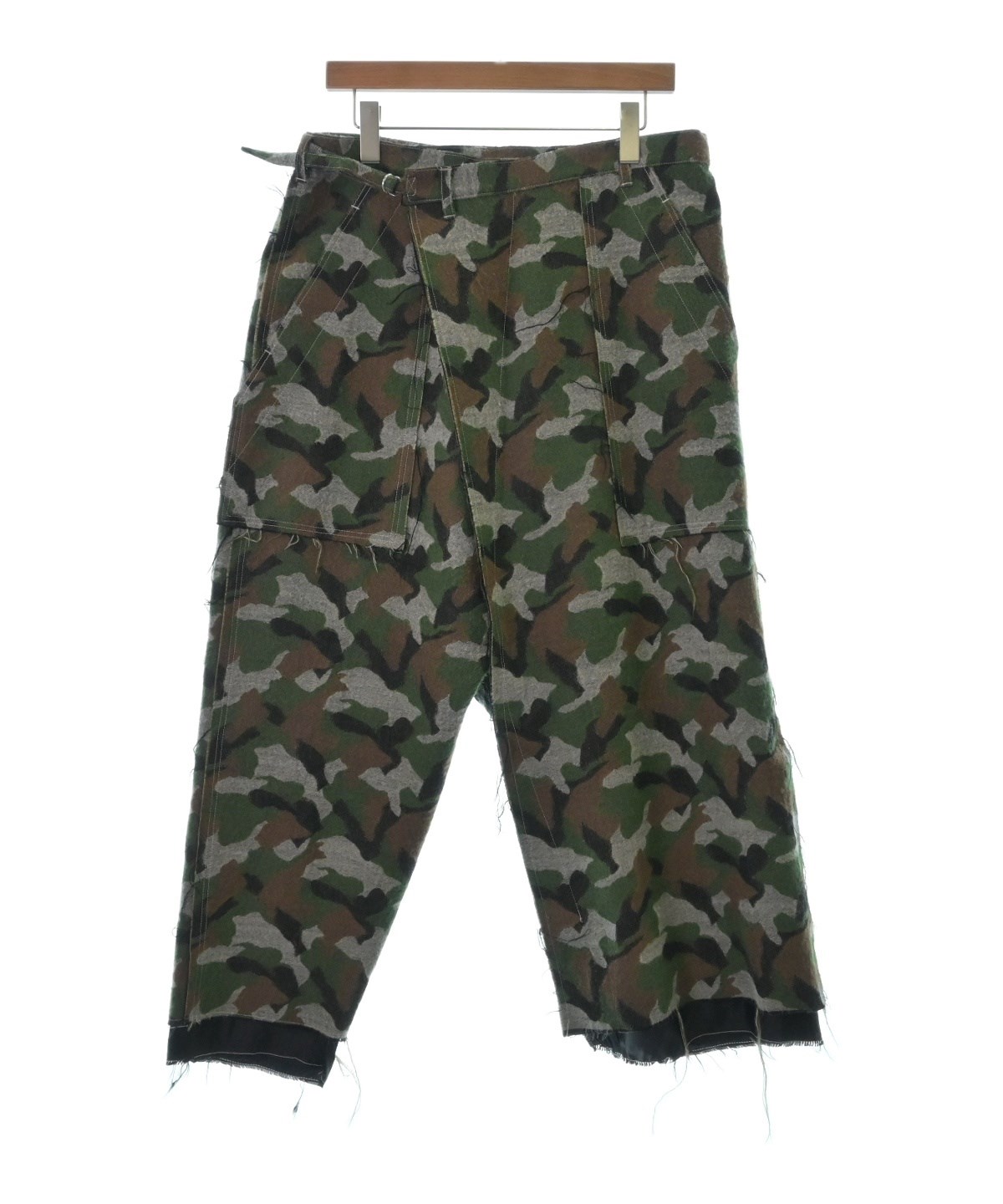 sulvam サルバム パンツ（その他） M 緑xグレーx茶等(迷彩) 【古着】【中古】 パンツ sulvam サルバム パンツ（その他） M 緑xグレーx茶等(迷彩