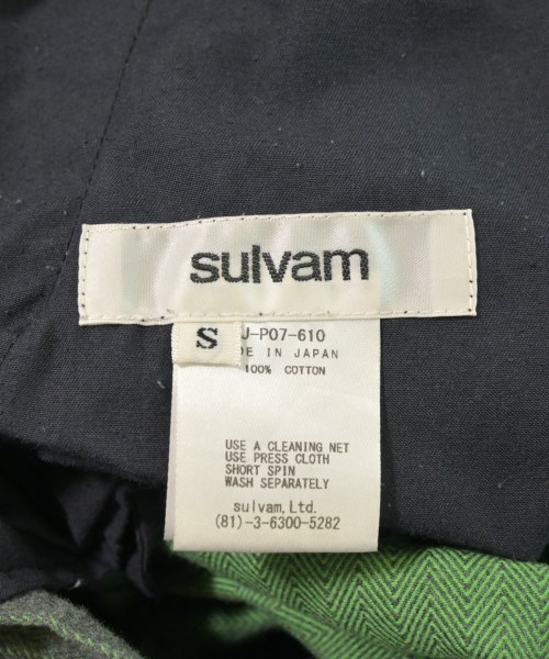 sulvam（サルバム）その他 緑 サイズ:S メンズ/2200622954059