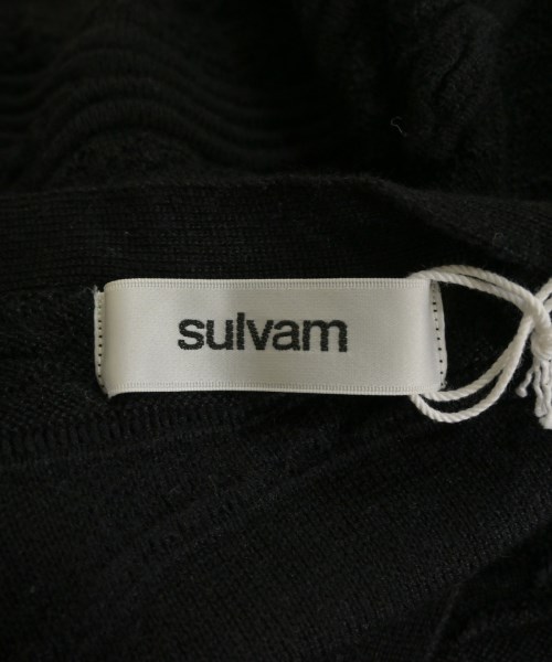 sulvam（サルバム）カーディガン 黒 サイズ:S メンズ/2200622842028