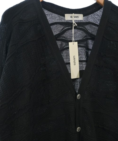 sulvam（サルバム）カーディガン 黒 サイズ:S メンズ/2200622842028