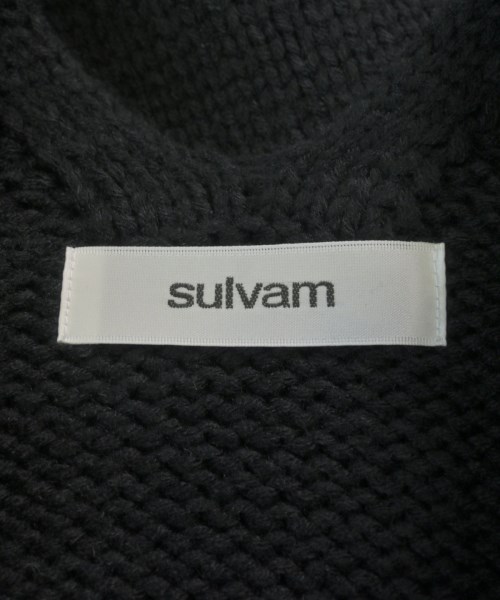 sulvam（サルバム）カーディガン 黒 サイズ:M メンズ/2200640978051