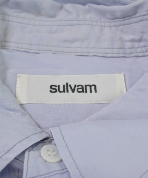 sulvam（サルバム）カジュアルシャツ 青 サイズ:S メンズ/2200630338049