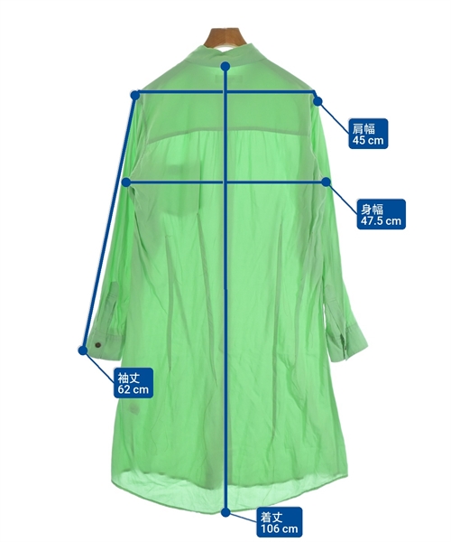 sulvam（サルバム）カジュアルシャツ 緑 サイズ:S メンズ/2200625956012