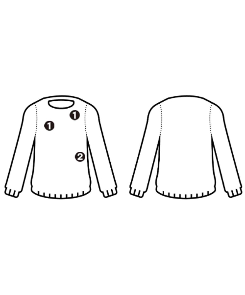 sulvam（サルバム）ニット・セーター 紫 サイズ:M メンズ/2200625956036