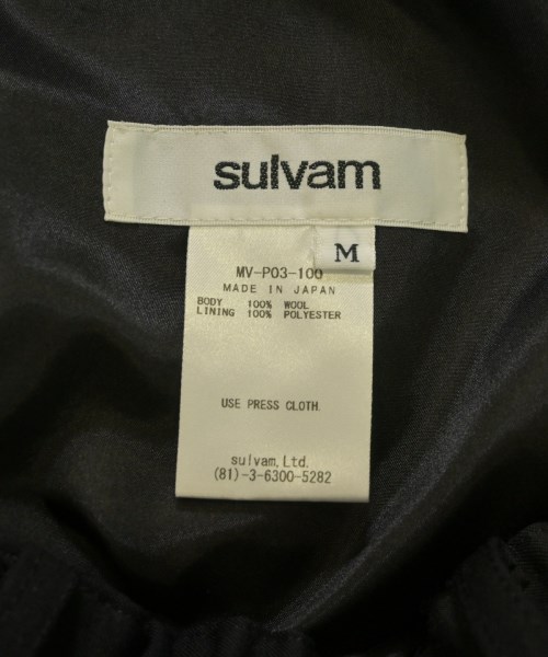 sulvam（サルバム）その他 黒 サイズ:M メンズ/2200615954073