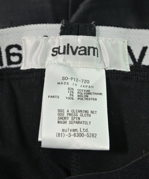 sulvam（サルバム）その他 黒 サイズ:M レディース/2200629457041