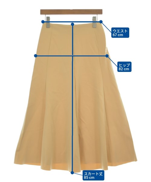 sulvam（サルバム）ロング・マキシ丈スカート ベージュ サイズ:S