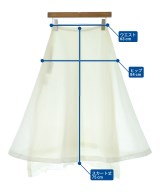 sulvam（サルバム）ロング・マキシ丈スカート 白 サイズ:S レディース/2200631147190