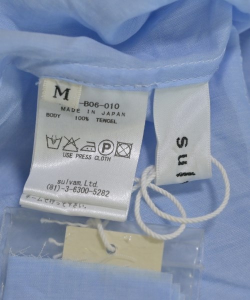 sulvam（サルバム）カジュアルシャツ 青 サイズ:M メンズ/2200669575149