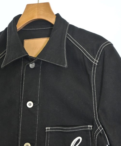 sulvam（サルバム）カバーオール 黒 サイズ:S メンズ/2200673558114