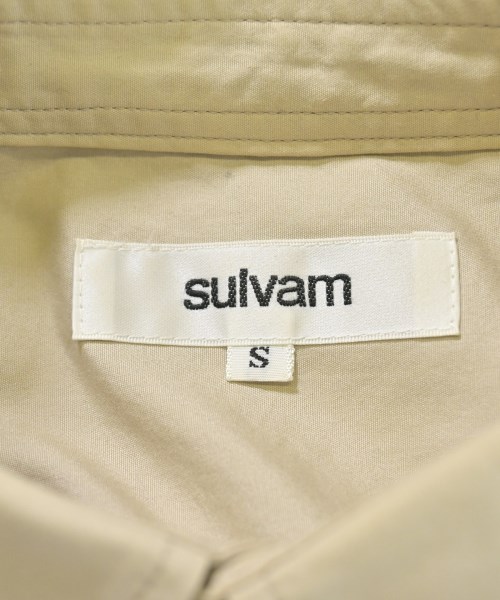 sulvam（サルバム）カジュアルシャツ ベージュ サイズ:S メンズ/2200685641095
