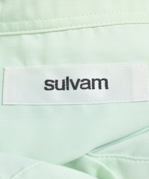 sulvam（サルバム）カジュアルシャツ 緑 サイズ:S メンズ/2200642252081