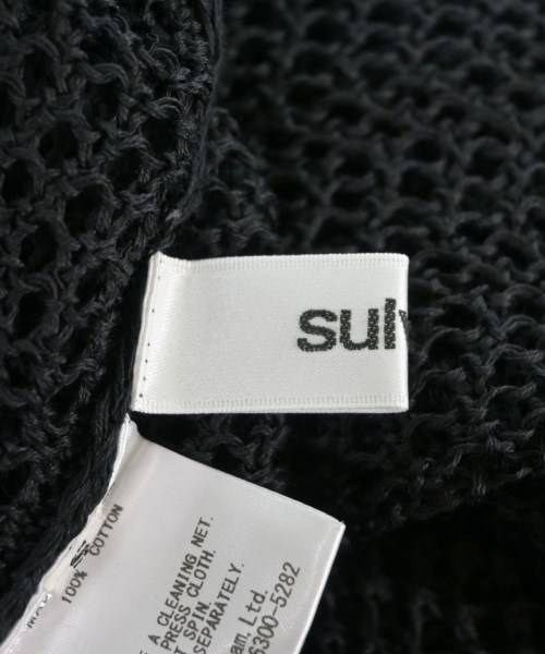 sulvam（サルバム）ニット・セーター 黒 サイズ:S メンズ/2200655908111
