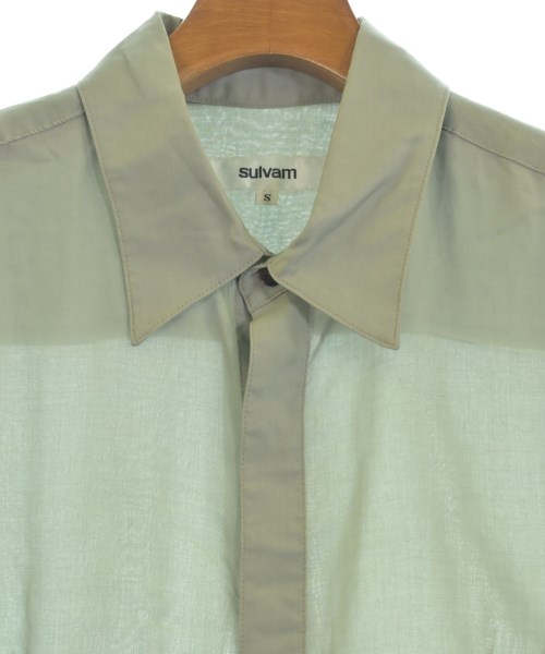 sulvam（サルバム）カジュアルシャツ 緑 サイズ:S メンズ/2200655908166