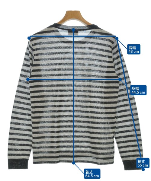 BED J.W. FORD（ベッドフォード）ニット・セーター シルバー サイズ:0(XS位) メンズ/2200655908180