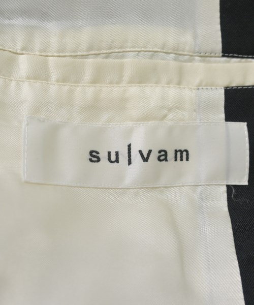 sulvam（サルバム）テーラードジャケット 黒 サイズ:M メンズ/2200662397076