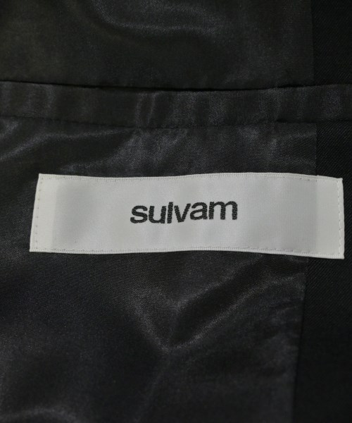 sulvam（サルバム）テーラードジャケット 黒 サイズ:M メンズ/2200717771011