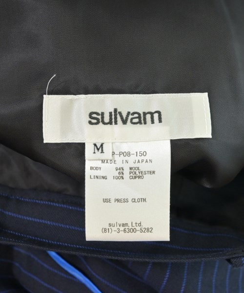 sulvam（サルバム）その他 紺 サイズ:M メンズ/2200718240028