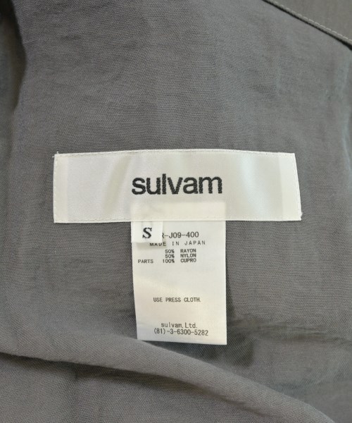 sulvam（サルバム）その他 グレー サイズ:S メンズ/2200718240035