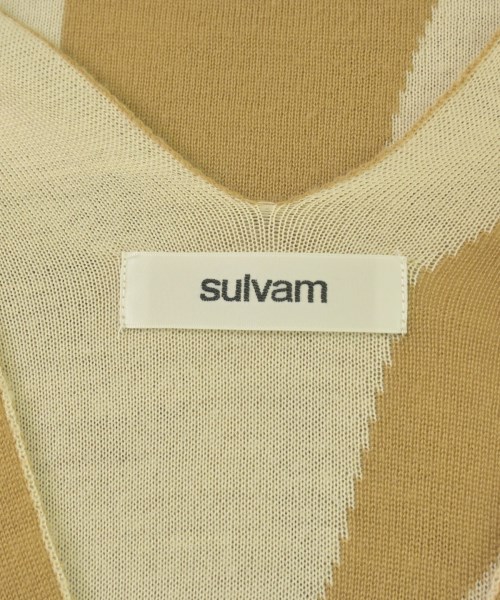 sulvam（サルバム）ニット・セーター ベージュ サイズ:M メンズ/2200718843083