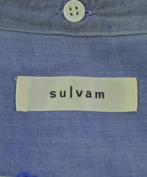 sulvam（サルバム）カジュアルシャツ 青 サイズ:S メンズ/2200718863043